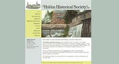 Desktop Screenshot of holdenhistory.org