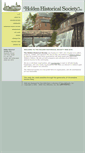 Mobile Screenshot of holdenhistory.org